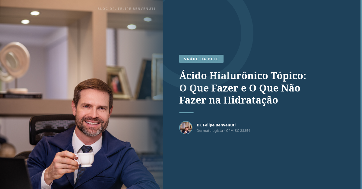 Ácido Hialurônico Tópico: O Que Fazer e O Que Não Fazer na Hidratação