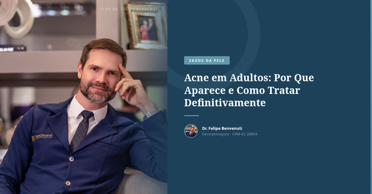 Acne em Adultos: Por Que Aparece e Como Tratar Definitivamente