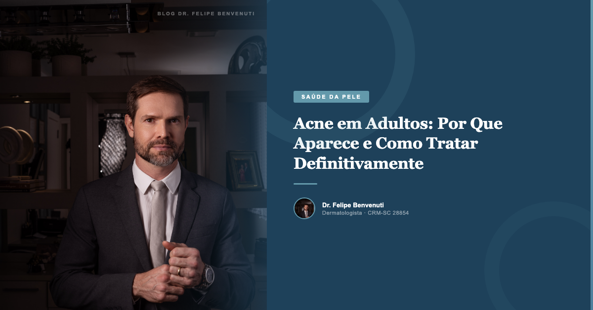 Acne em Adultos: Por Que Aparece e Como Tratar Definitivamente