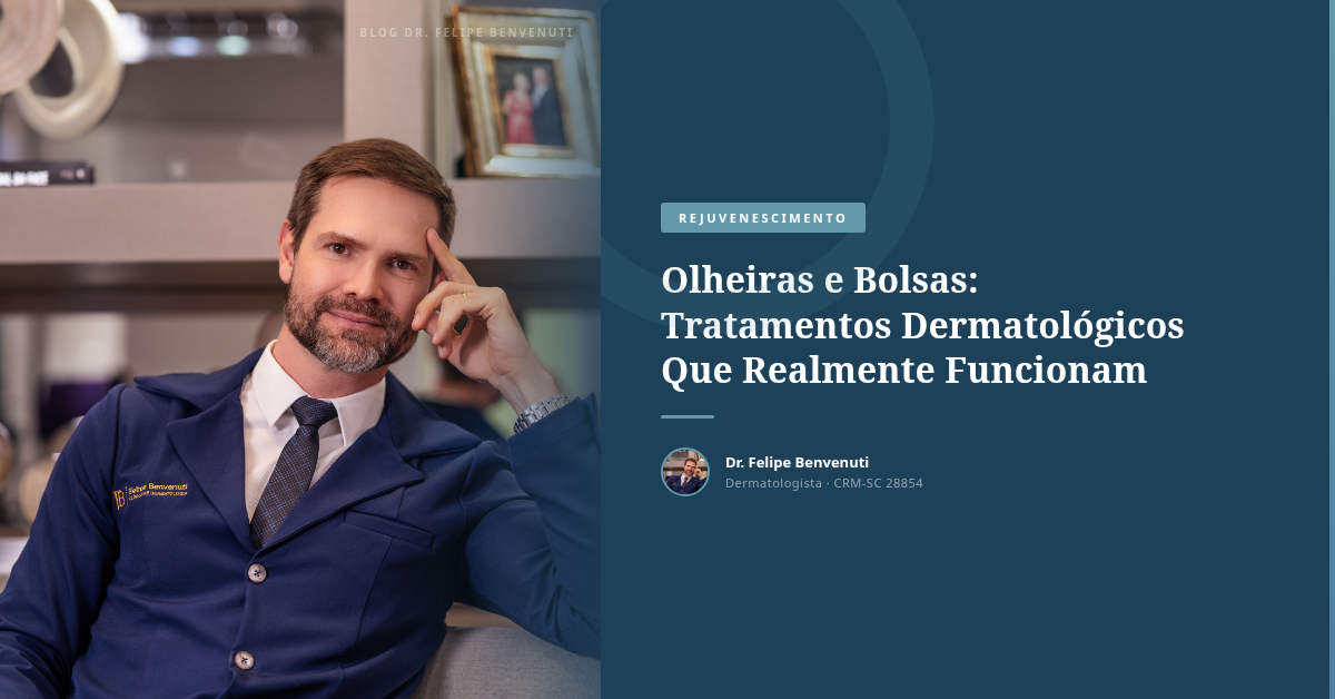 Olheiras e Bolsas: Tratamentos Dermatológicos Que Realmente Funcionam