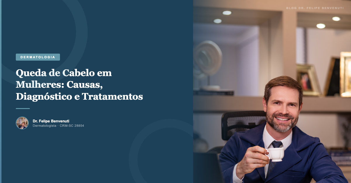 Queda de Cabelo em Mulheres: Causas, Diagnóstico e Tratamentos